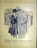 Original Old Antique Print Ogden'S Guinea GAdvert Races Cigarettes 1899 19th