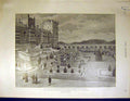 Original Old Antique Print Queen Eightieth Birthday Windsor Royal Chapel 1899