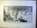 Original Old Antique Print Cripple Handicap Sport Wynberg Hospital Africa 1900