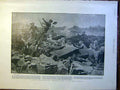 Original Old Antique Print Mafeking Boer Trenches De Haenen Sortie Boer War 1900