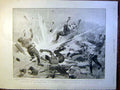 Old Antique Print Ladysmith Shell Kitchen Hussars De Haenen Boer War 1900 20th