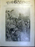Original Old Antique Print Army Scouts Charlton Boer War Africa 1900 Victorian