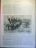 Original Old Antique Print Zulus Boer War Magistrate Pietermaritzburg Fripp 1900