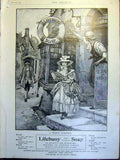 Original Old Antique Print Advert Lifebuoy Soap Antiseptic Lever Brothers 1900