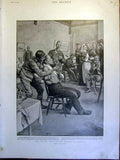 Original Old Antique Print Hospital Paget Portrait Modder River Boer War Africa