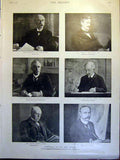 Original Old Antique Print War Office Lansdowne Wyndham Grove Wood Knox Wilson