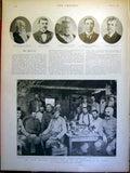 Original Old Antique Print Portrait Grenadiers Modder Africa Boer War 1900 20th