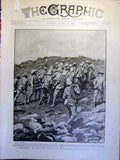 Original Old Antique Print Kimberley Boer War Africa Ladysmith Mafeking 1900