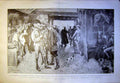 Original Old Antique Print Hatherell Imperial Yeomanry Norwich London 1900 20th