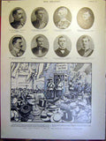 Original Old Antique Print Portrait Boer War Africa Car Munich Festival 1900