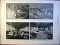 Original Old Antique Print Boer War South Africa Mafeking Hospital 1900 20th