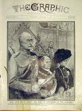 Original Old Antique Print Duke Connaught Guildhall Garratt 1911 20th Century