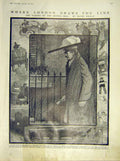 Original Old Antique Print London Sketch Muffin-Bell Wilson Westminster 1911