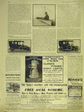Original Old Antique Print Motor-Car Flying Aeroplane Daimler Landaulette 1911