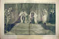 Original Old Antique Print Parliament Throne King George Speech 1911 20th