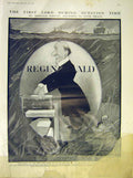Original Old Antique Print Reginald Mckenna Cartoon Sketch Wilson Question 1911