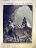 Original Old Antique Print Haymarket Cave Mr. Mcevoys Play Comedy 1911 20th