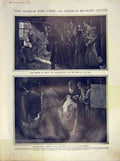 Original Old Antique Print Von Uhde German Realist Christ Painting 1911 20th