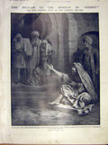 Original Old Antique Print Beggar Mosque Kismet Play Garrick Theatre Speed 1911