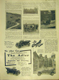 Original Old Antique Print Motor-Car Adler Peugeot Maudslay Argyll Austin 1911
