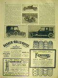 Original Old Antique Print Motor-Car Talbot Bedford Rolls-Royce Advert 1911 20th