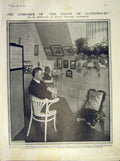 Original Old Antique Print Composer Count Luxembourg Dalys Theatre 1911 20th