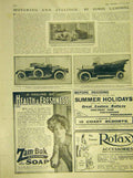 Original Old Antique Print Motor-Car Panhard Arrol-Johnston Cadillac Advert 1911