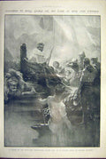 Original Old Antique Print King George Coronation Holiday Royal 1911 20th