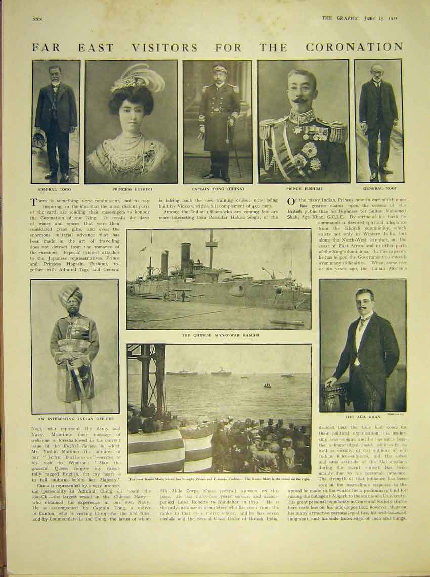 Original Old Antique Print Ceremony Sketches Crown Coronation Westminster 1911