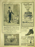 Old Antique Print Advert Bird'S Custard Lotus Monkey Brand Leveson'S 1911 20th