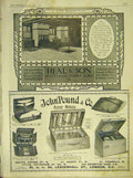 Original Old Antique Print Heal Furniture Bedroom Pound Case Advert 1911 20th