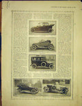 Old Antique Print Automobile Morgan Adler Mathis Croall Vauxhall Talbot