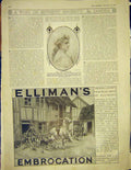 Original Old Antique Print Advert Buchanan Ellimans Slough England 1913 20th