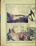Original Old Antique Print Wilson President America Cathedral New York 1913