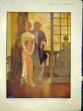 Original Old Antique Print Pirate Prize Fancy Dress Ball Durden 1913 20th