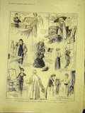 Old Antique Print Sketches Cleaver Holidays Youth Child Girl Smith 1913 20th