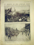 Old Antique Print King Prussia Regiment Nice Carnival German Emperor 1913 20th