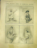 Original Old Antique Print Cartoons Reed Henry V Hamlet Payne Romeo 1913 20th