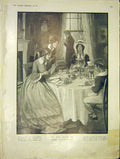 Old Antique Print Valentine Day Fashion Skelton Horses Sketches Reed 1913 20th