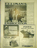 Old Antique Print Advert Elliman'S Embrocation Benger'S Foods Foot'S 1913 20th