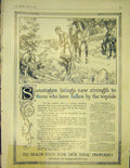 Original Old Antique Print Sanatogen Tonic Health-Food Advert 1913 20th Century