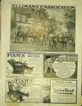 Original Old Antique Print Advert Ellimans Foots Chalmers Genshred 1913 20th