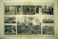 Old Antique Print Staffordshire Potteries King Queen Stoke Copelands 1913 20th
