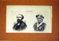 Original Old Antique Print Portrait Chubb Ford Rajah Narain Singh 1870 19th
