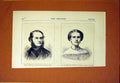 Old Antique Print Portrait Viscount Enfield Duchess Saxe-Coburg Dona 1870 19th