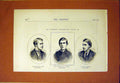 Original Old Antique Print Portrait Spence Glaisher Hopkinson Wrangler 1870