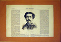 Original Old Antique Print Portrait Don Henri De Bourbon 1870 19th