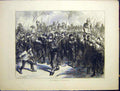 Original Old Antique Print Women Versailles Paris France Durand 1870 Victorian