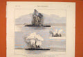 Original Old Antique Print Explosion Hms Thunderer Ship Wreck 1876 Victorian