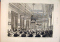 Old Antique Print Manchester Conservative Club Inauguration Banquet 1876 19th